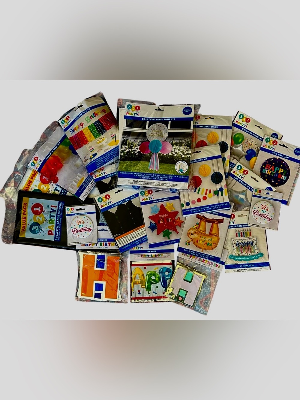Birthday Decoration Mega Bundle Extravaganza: Banners/Balloons/Arch Kit & More!